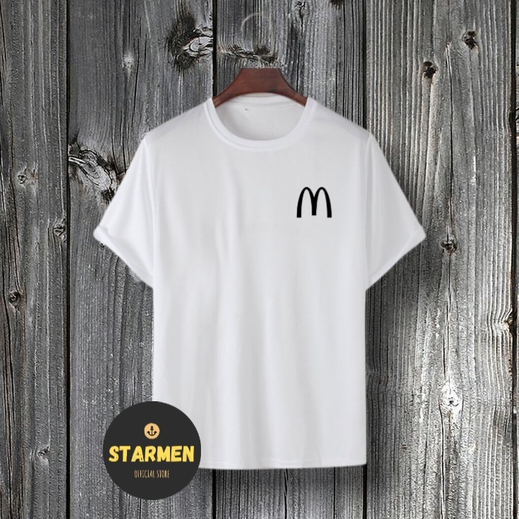 Kaos Distro Unisex Mcd Katun Combed 30s / sablon polyflex /polyflex premium / Pakaian Pria Wanita Atasan Cowok Cewek /kaos kekinian / kaos viral / tshirt tumbrl tee basic /SIZE M , L , XL , XXL / kaus oblong oversize kaos murah best seller ready