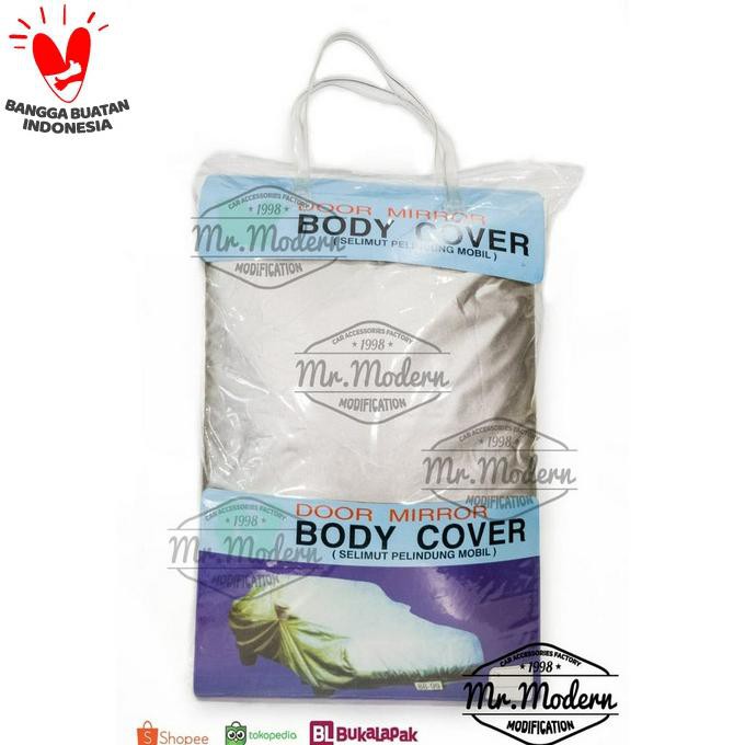 Body Cover / Sarung Mobil Daihatsu Ayla / Toyota Agya Khusus Cat Putih