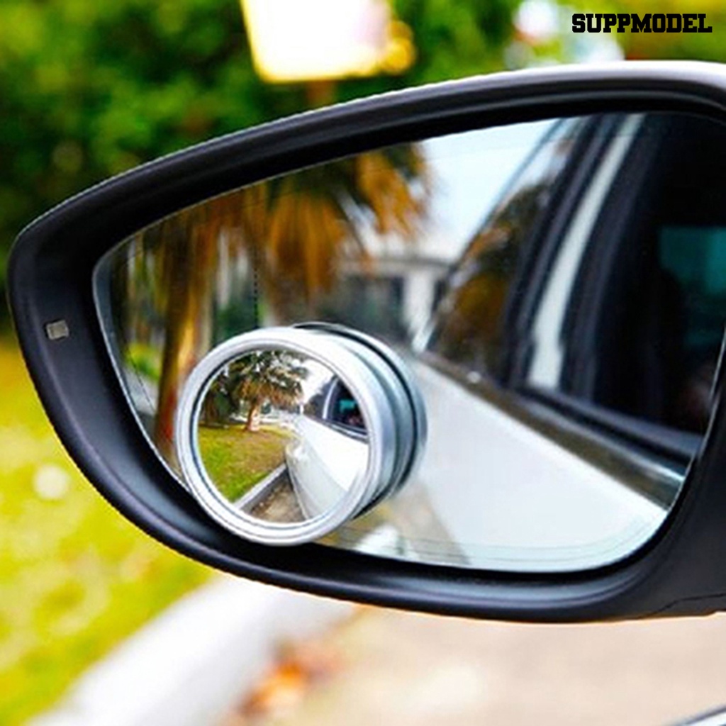 Sl Kaca Cembung Blind Spot Wide Angle Bentuk Bulat Untuk Kaca Spion Mobil