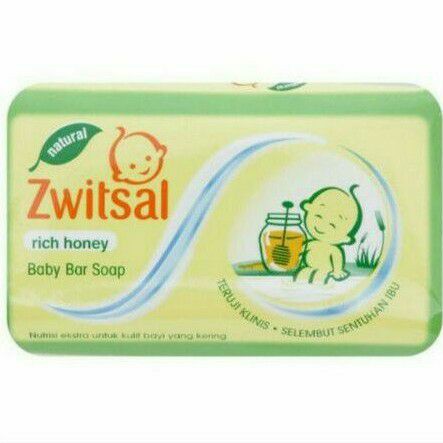 Zwitsal Natural Baby Soap Rich Honey 70g / Sabun Mandi Bayi / Sabun Mandi Batangan Bayi