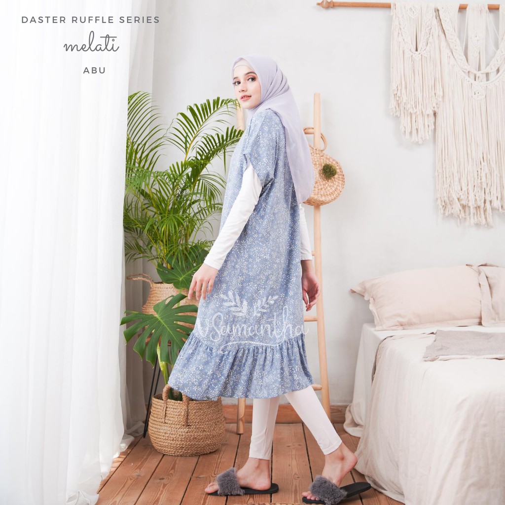 Daster Viral Ruffle Rayon MOTIF