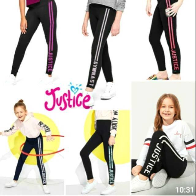 LEGGING BRANDED JUSTICE ANAK PEREMPUAN GIRL DANCE GYMNASTIC ORIGINAL