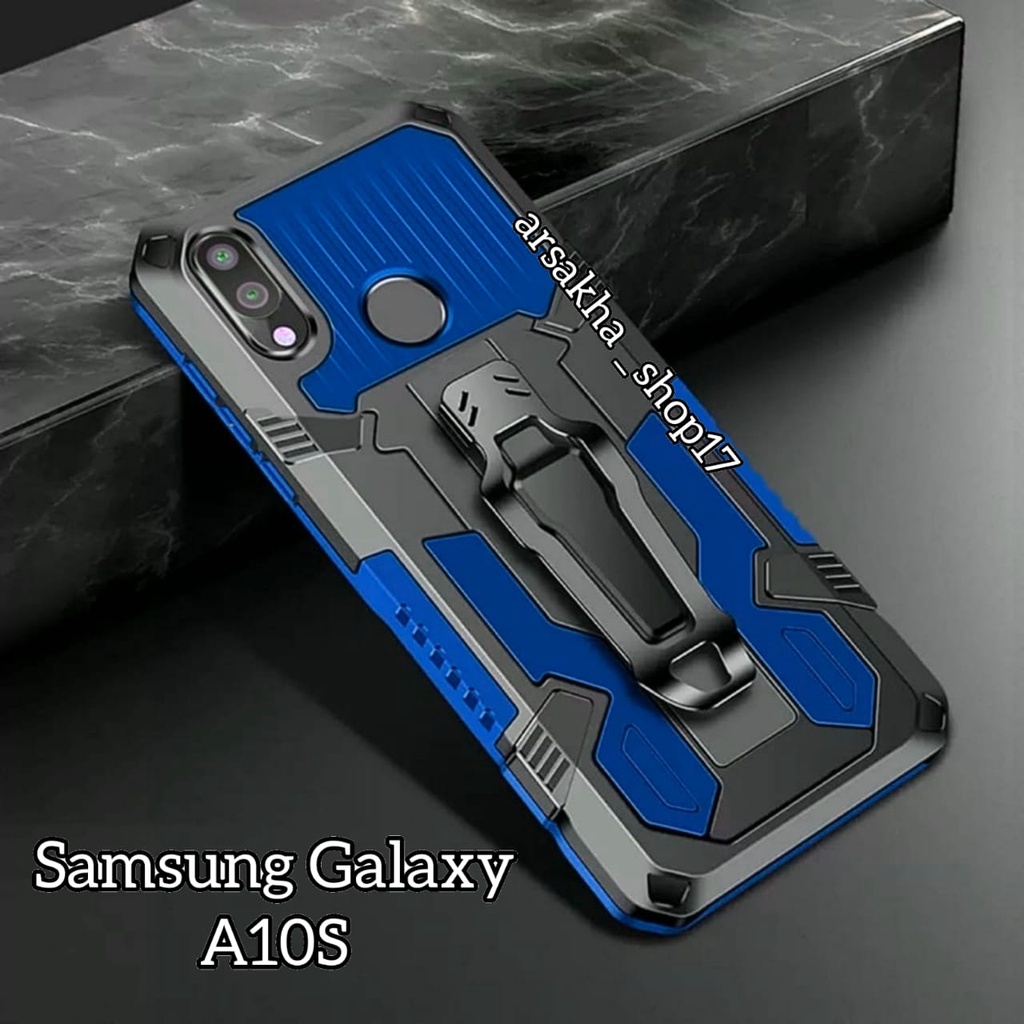 Case For SAMSUNG GALAXY A10S  Soft Case Belt Clip Kick Standing Cover Hard Case Crystal Casing HP