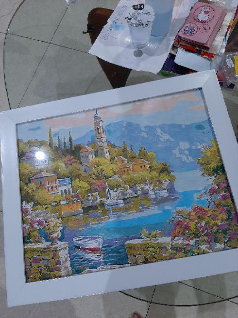 Frame Foto / Figura / Bingkai 16r 40x50 Linen Gosend Only