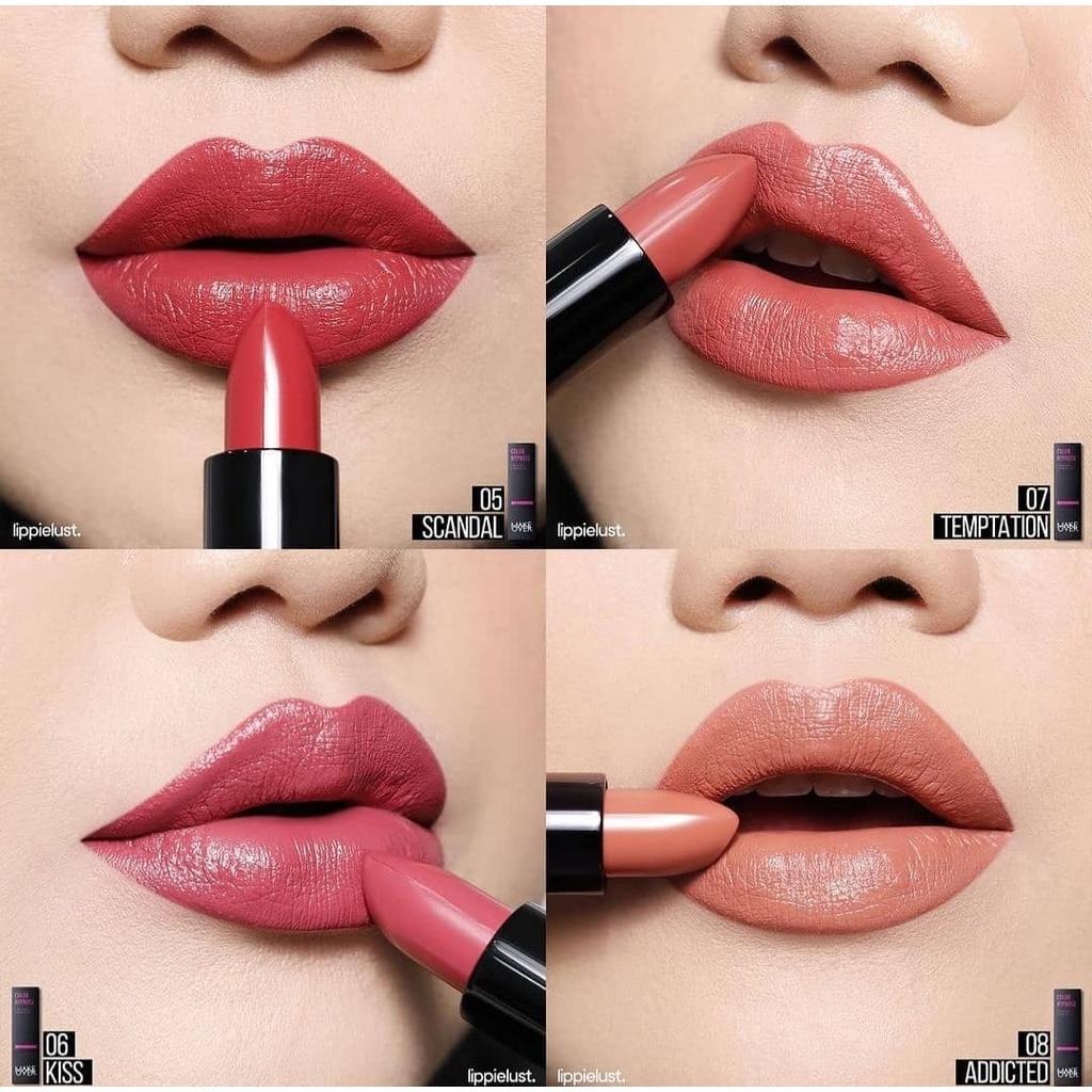✿ELYSABETHME✿ 𝓶𝓪𝓴𝓮𝓸𝓿𝓮𝓻 Make over color hypnose creamy lipmatte | lipstik mattee bisa untuk ombre