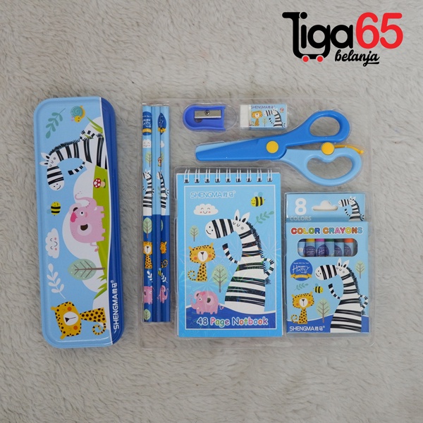 365 STATIONERY SET #40980 Buku &amp; Alat Tulis Anak / Karakter Fancy Gambar Lucu