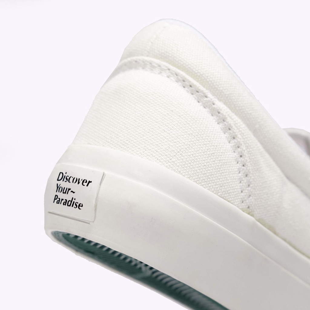 Sepatu Noosa Liberta Slip On Classic Natural White