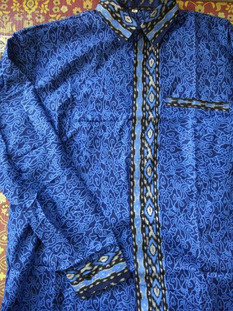 Baju Batik Pria Gus Azmi Syubbanul Muslimin Batik Katun Halus Hadroh Azzahir Hilwa Ala Santri Modern