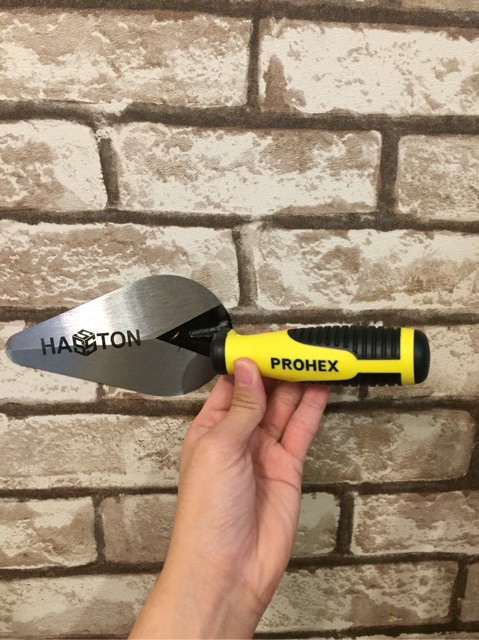 Sendok Semen Lancip Gagang Karet 6 Inch Haston Prohex