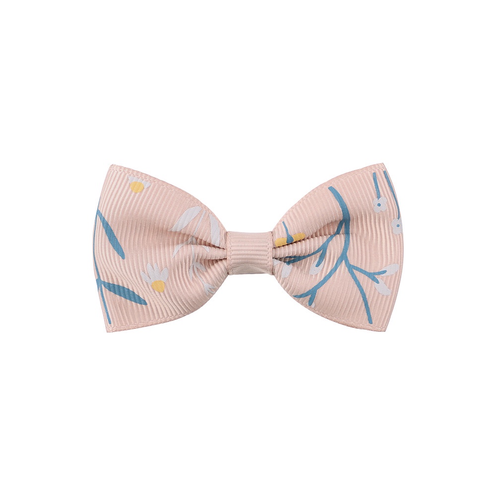 (Pimenova) Jepit Rambut Pita Basic Kotak Kotak Hairclip Ribbon Simple