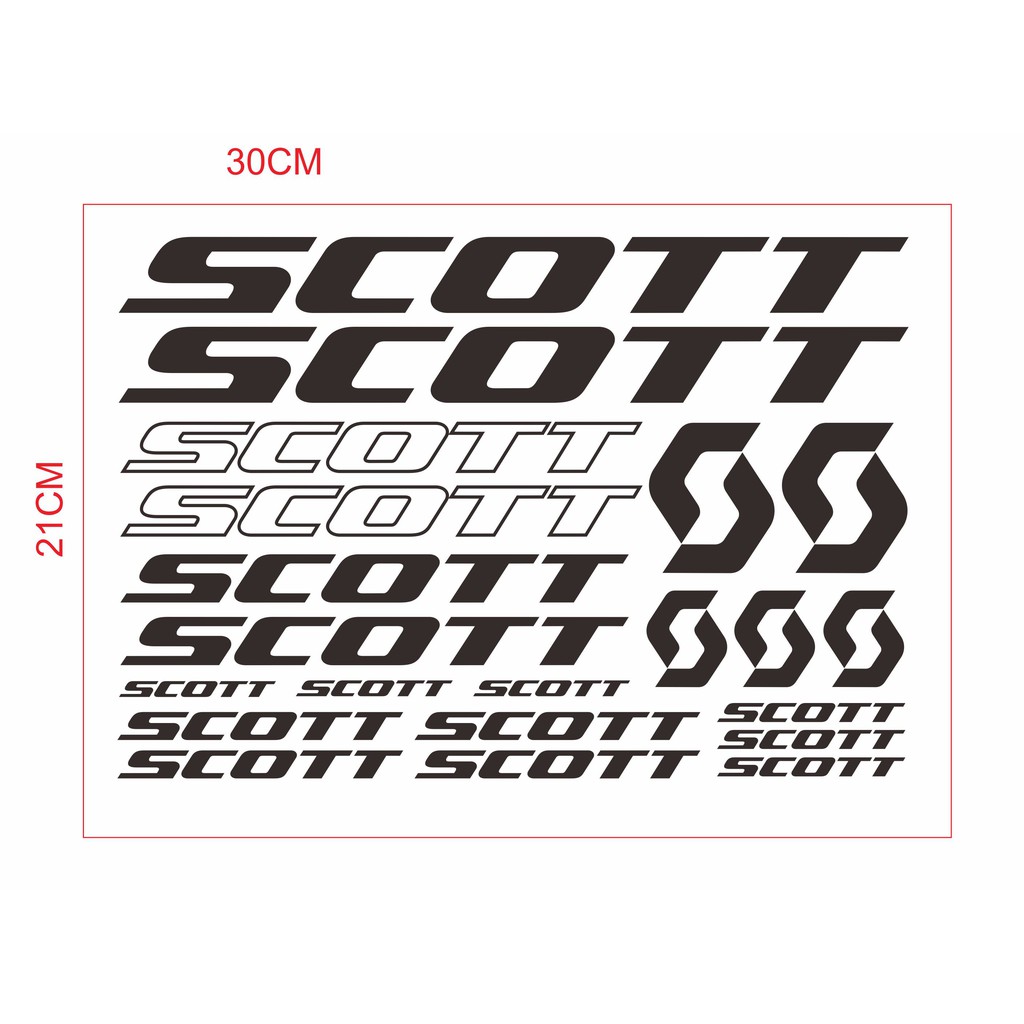 

sticker cutting sepeda scot uk 30x21cm