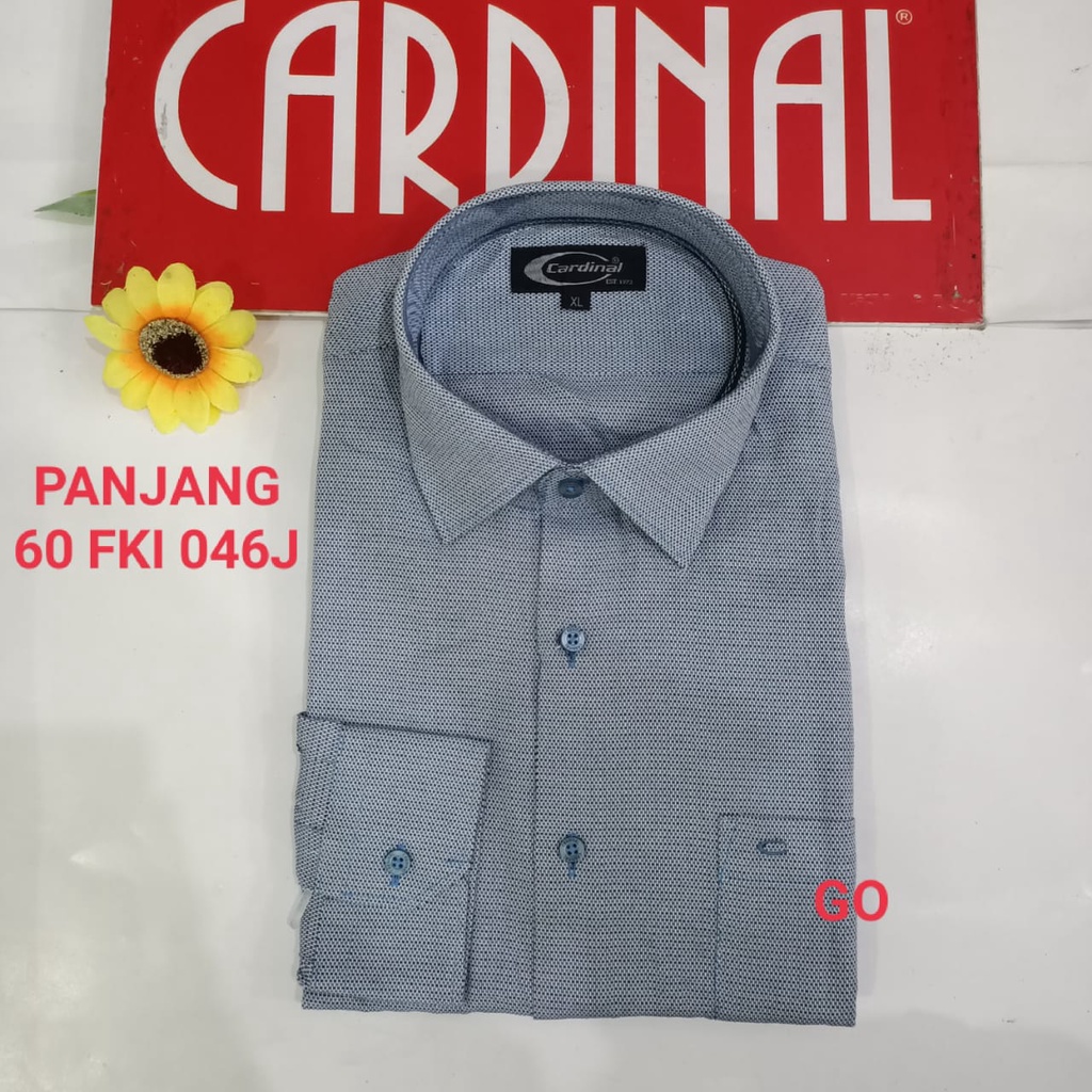 gof CARDINAL XL KEMEJA FORMAL PANJANG Slimfit Pakaian Kemeja Kerja Pria Kantor Acara Resmi Pakaian Wisuda Original KTFB