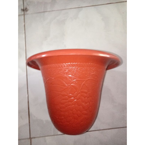 pot tempel anggur 01/pot dinding anggur 01 merah bata