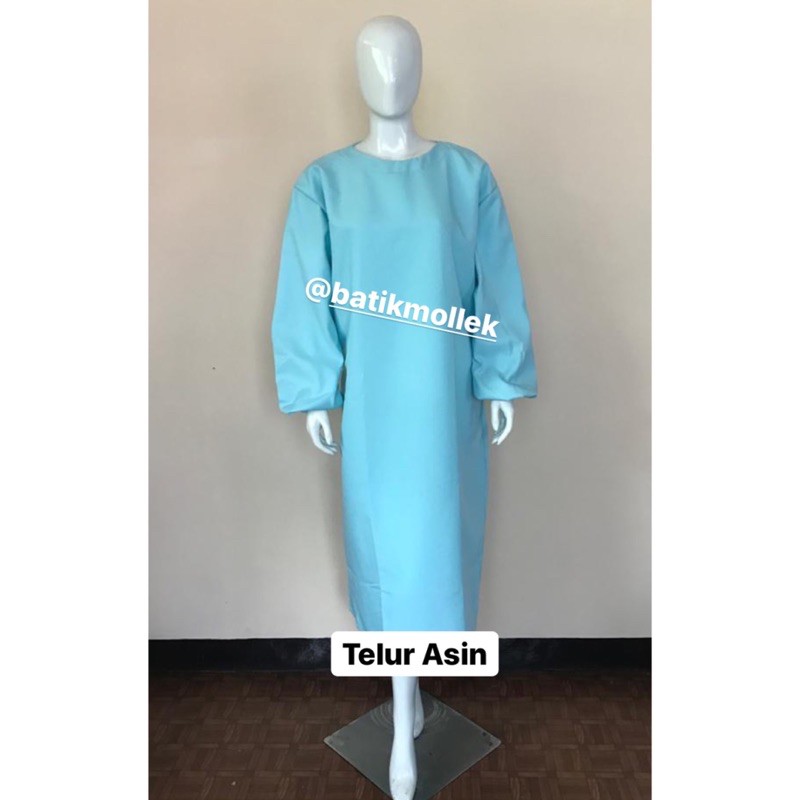 READY STOCK! Jubah Operasi OP/ Barascoat Dokter/ Surgical Gown Tenaga Medis ALL SIZE UNISEX