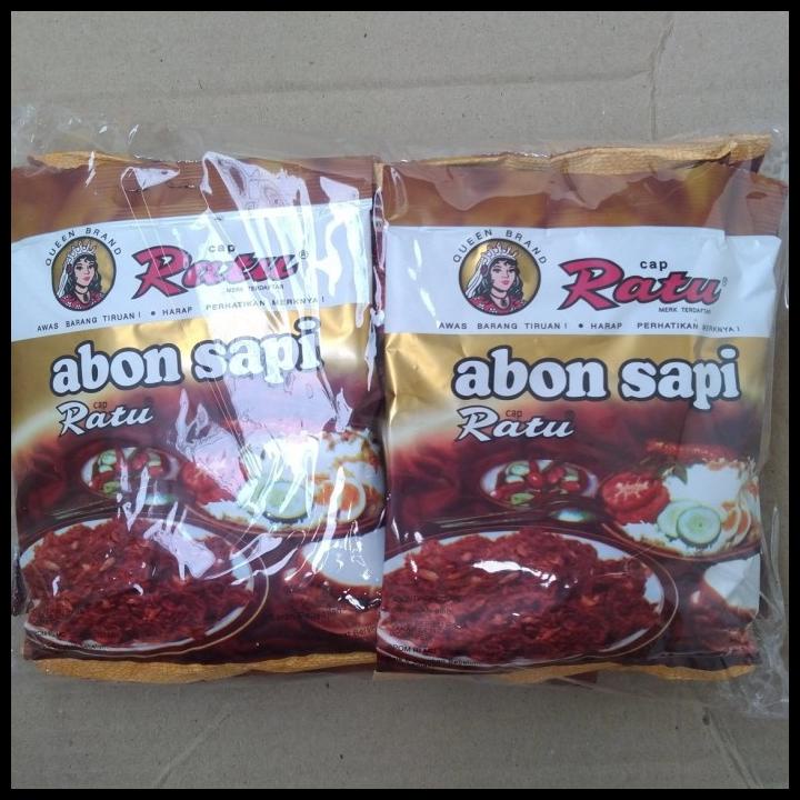 

Abon Sapi Cap Ratu 10 pc @90 Gr (harga termasuk packing aman)