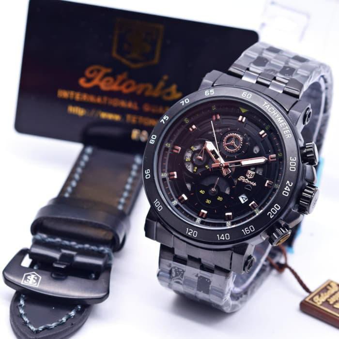 Jam Tangan Jam Tangan Pria Tetonis Original / Jam Pria Rantai / Jam Cowok Murah / Jam Pria Keren /