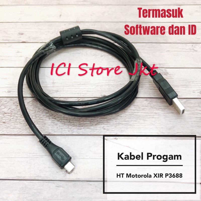 Kabel progam untuk Ht motorola Xir P3688 dan software