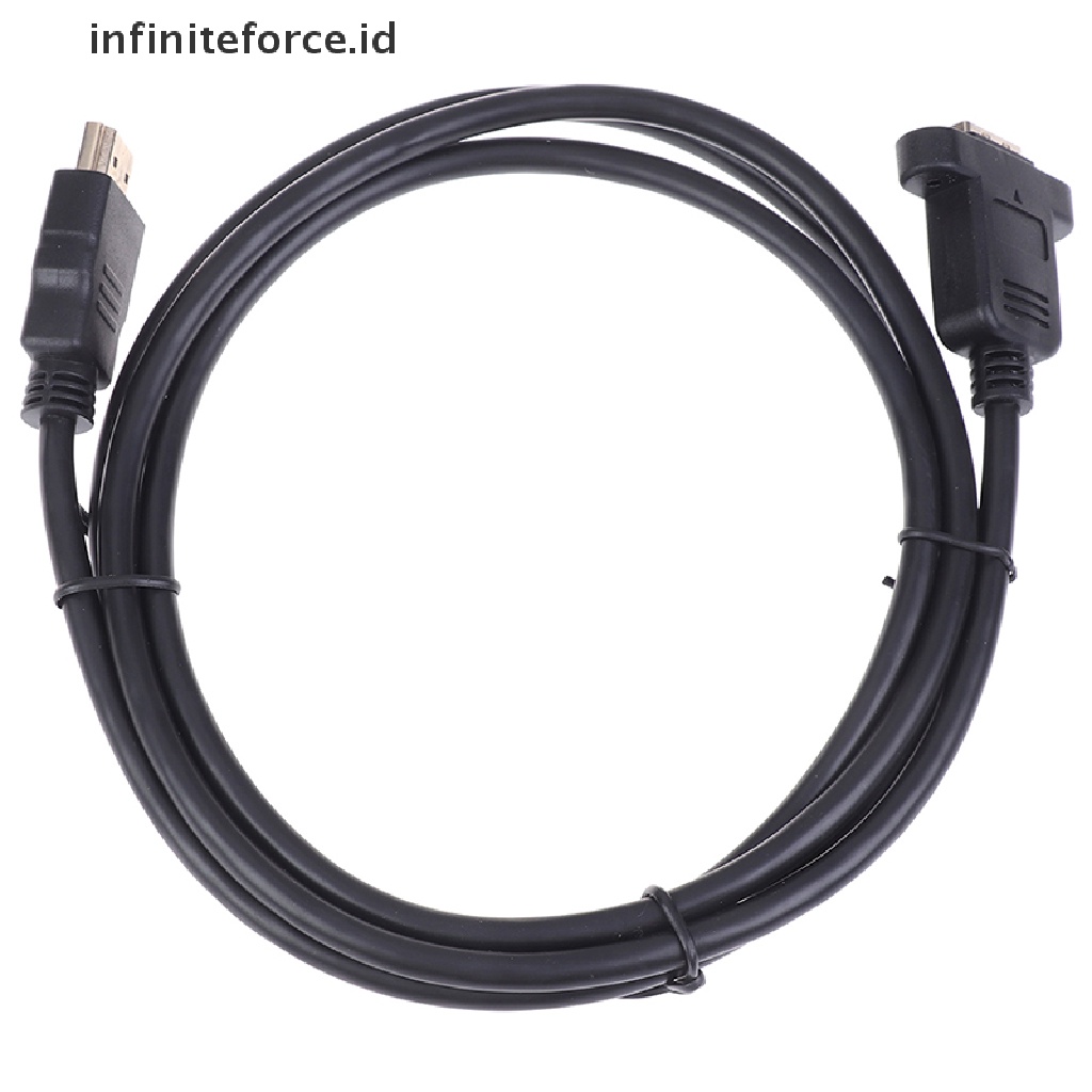 (Infiniteforce.Id) 1pc Kabel Extension Hdmi Male Ke Female Lapis Emas