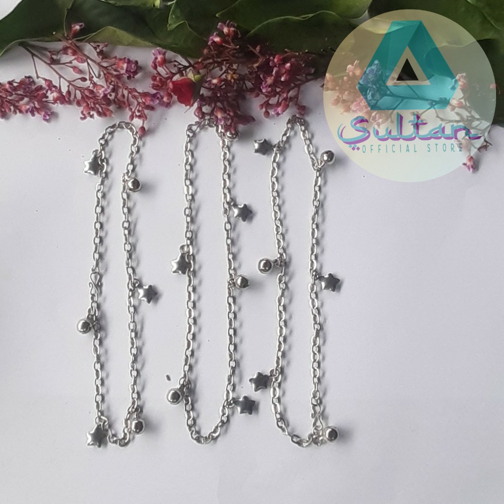 Gelang Tangan Gelang Kaki Model Kerincingan / Lonceng dan bintang monel high quality #GM013