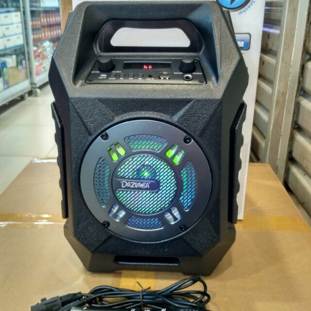 SPEAKER DAZUMBA KARAOKE BLUETOOTH PORTABLE BASS SPIKER BLUTOOTH SEPIKER BLUTUT SPEKER AKTIF JS67