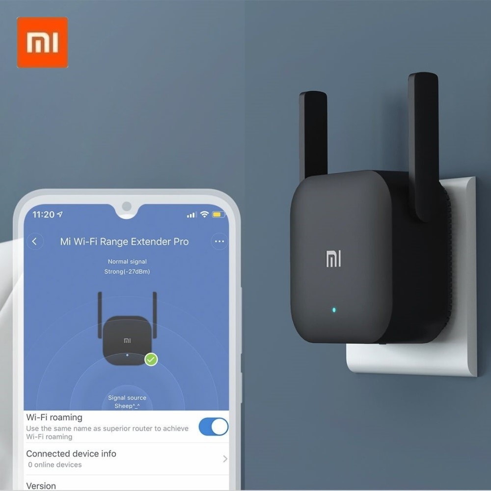 Xiaomi Repeater Pro Wifi Extender 2 Antena Penguat Sinyal Jarak Jauh