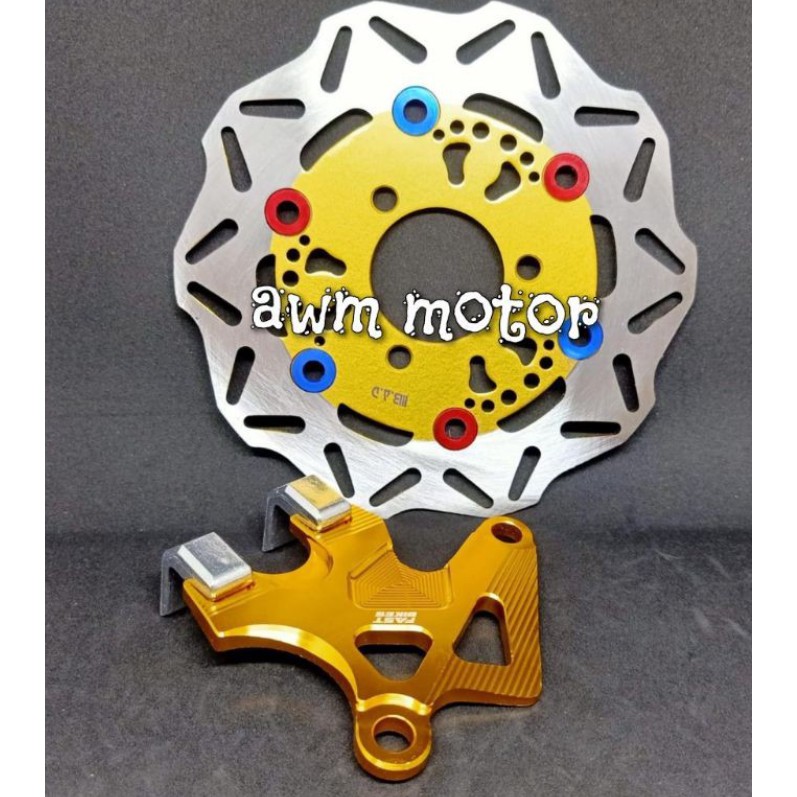 [PAKET HEMAT]Piringan/Disc Depan + Kaliper Yamaha Mio J,Fino,Soul GT 110/125 Inject,Mio M3