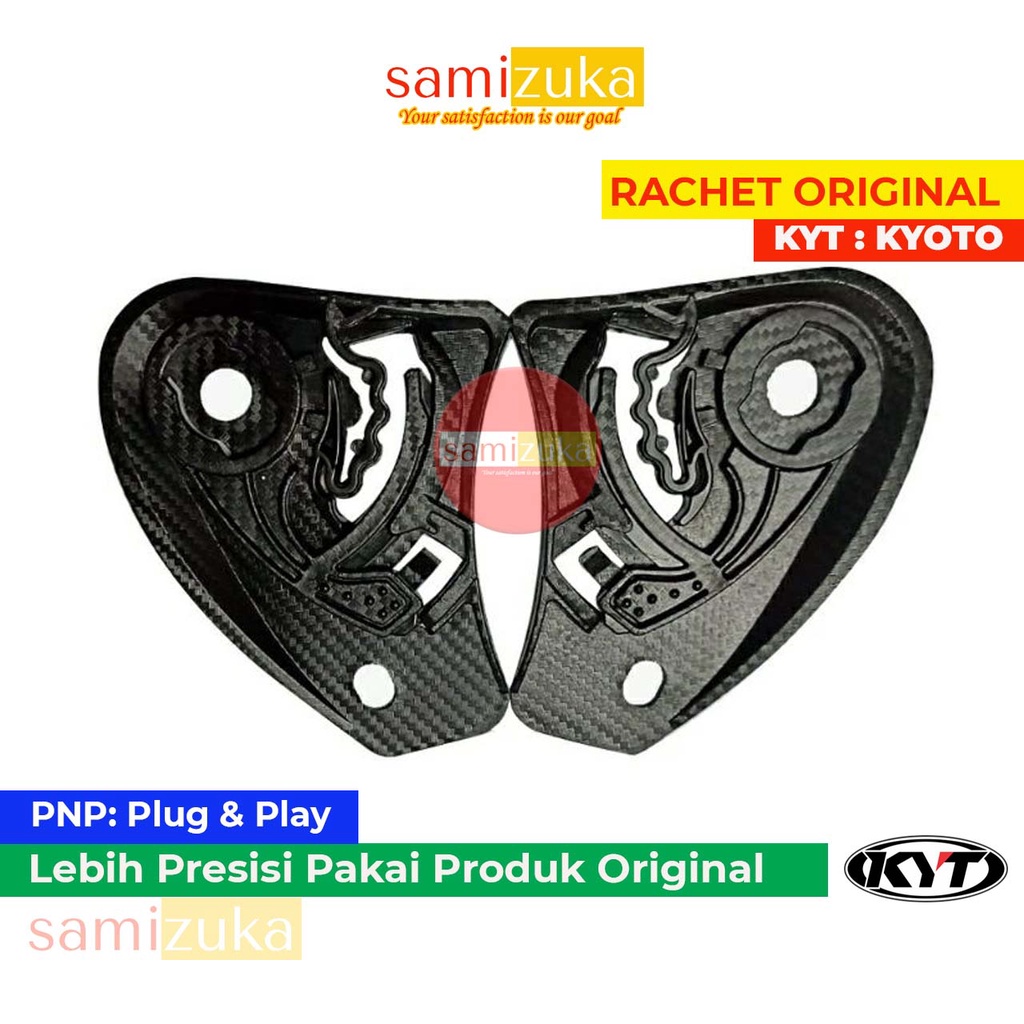 Rachet Dudukan Pengait Pengunci Kaca Helm KYT KYOTO Original