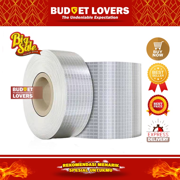 Jual Lakban Aluminium Foil Butyl Super Adhesive Duct Tape Waterproof Shopee Indonesia