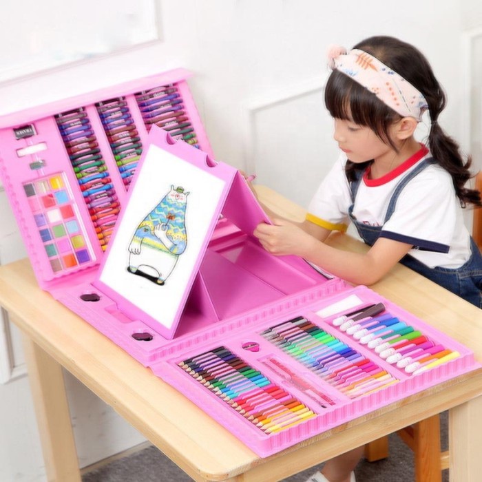 

Produk Terbaru Alat Lukis Set 208Pcs Crayon Mewarnai Krayon Warna