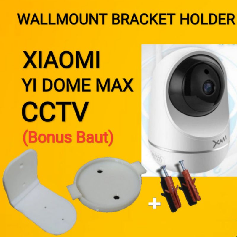 CCTV Yi Dome Max Security Camera Wallmount Bracket Holder