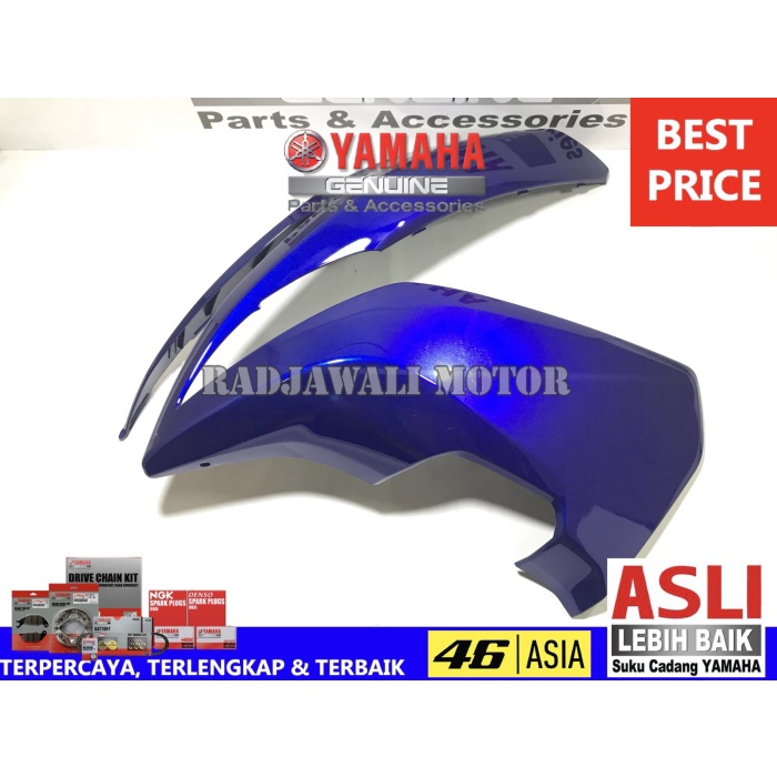 BODY COWLING COVER LAMPU KIRI AEROX 155 BIRU ASLI ORIGINAL YAMAHA {Property By Radjawali Part Motor}