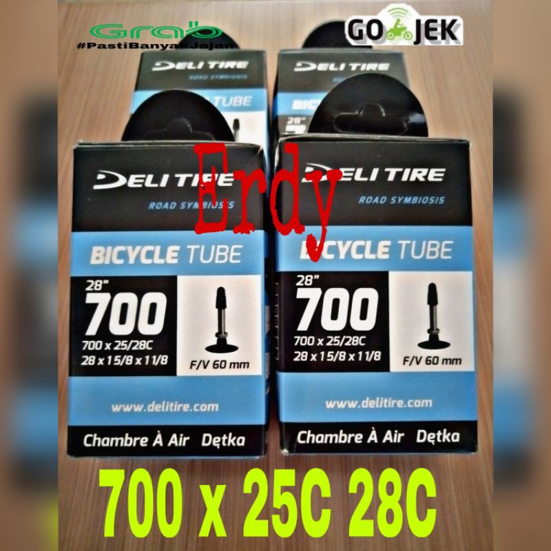 BAN DALAM SEPEDA 700 X 25C 28C / 700x25 / 700x28 / SEPEDA FIXIE ROADBIKE- PENTIL PANJANG FV / PRESTA