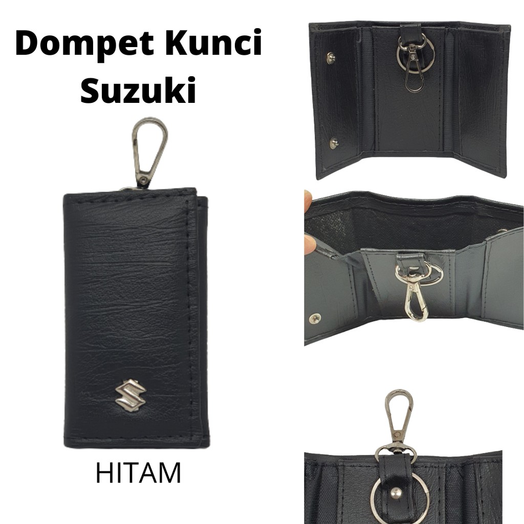 Dompet Gantungan Kunci Mobil dan Motor STNK Harga Murah Tipe Terbaru Kekinian Lucu Unik Kulit Sintetis Premium Logo Suzuki