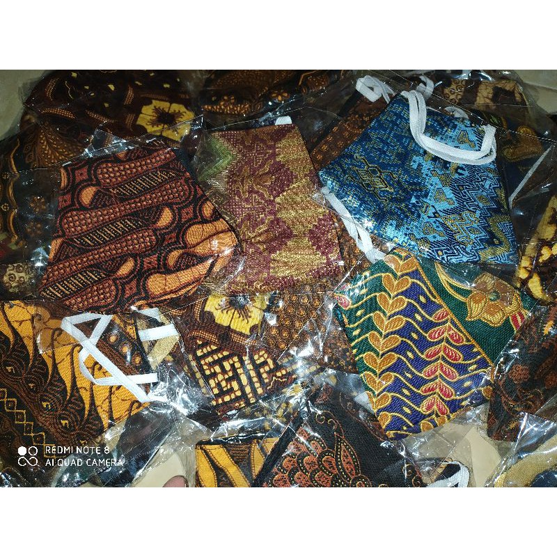 MASKER KAIN BATIK HALUS 3 PLY UNTUK ACARA RESMI DAN KONDANGAN MURAH DAN MOTIF MEWAH DAN ELEGAN