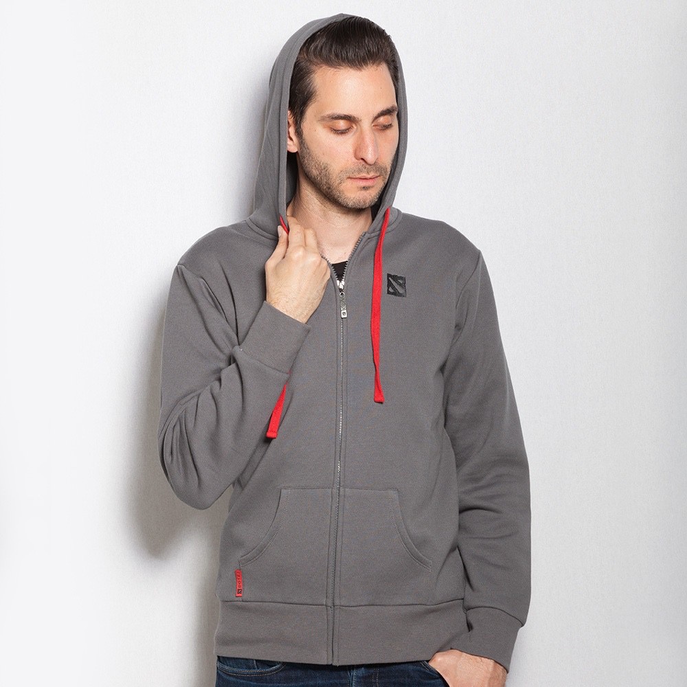 Dota 2 Gray hoodie - Jaket dota 2