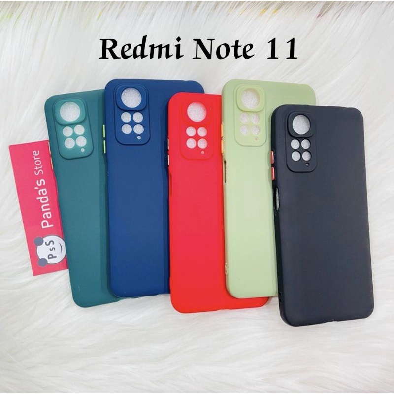 Case Redmi Note 11 Babycase + Pelindung Kamera, Makaron Full Color (PsS)