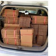 

kardus pengaman saat packing ukuran kecil dan sedang