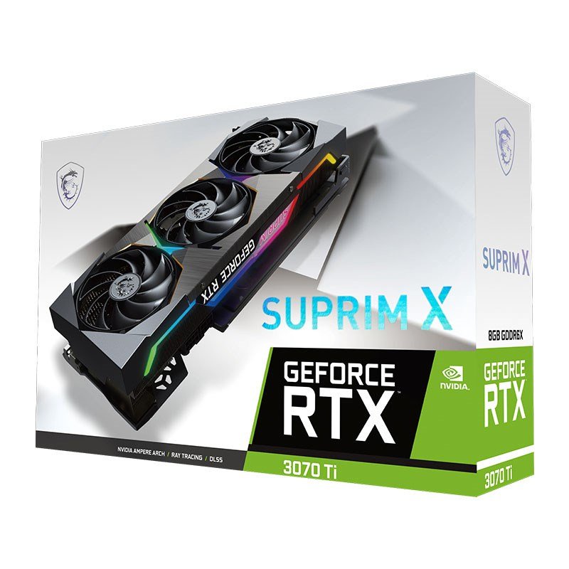 VGA MSI NVIDIA GeForce RTX 3070 Ti SUPRIM X 8G