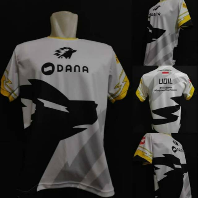 Jersey ONIC Esport Away Jersey ONIC Putih Premium