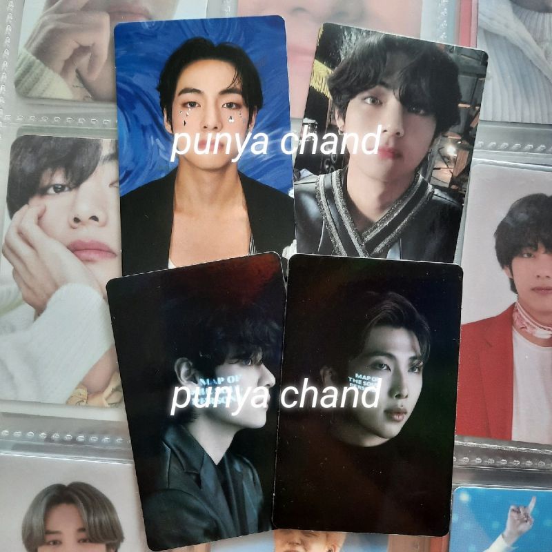taehyung photocard pc mcb set clue route holo