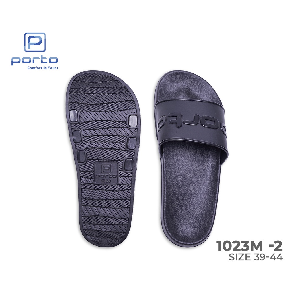 gof PORTO 1023M Sandal Pria Sandal Selop Sandal Rumah Nyaman Anti Slip Sandal slop pria Casual