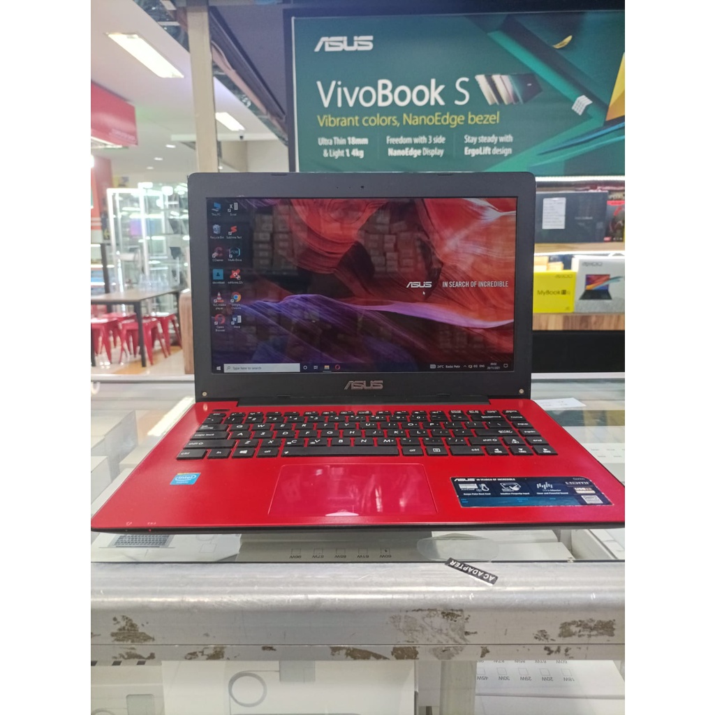 Laptop Second Bekas ASUS Intel Celeron HDMI RAM 4GB HDD 500GB murah