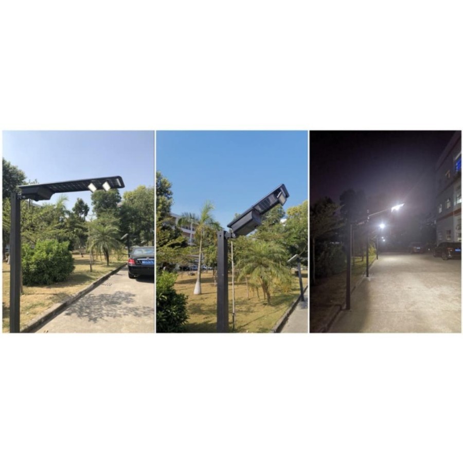 Lampu Jalan Solar Panel All in One Solar Street Light Double Sided