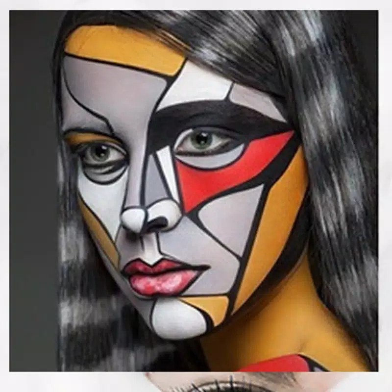 Body Face Painting 12 Warna Palette untuk Pesta Body Paint Kit