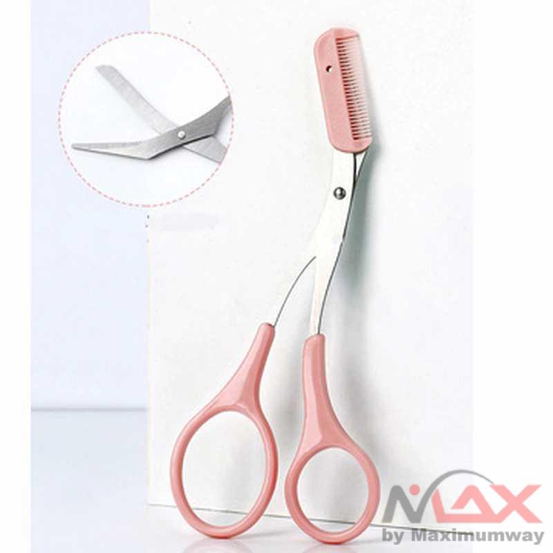 Gunting Alis mata merapihkan bentuk bulu alis mata menjadi lebih mudah Professional Stainless Steel Nail Clipper Travel Fingernail Cutting Trimmer Machine Toenail Scissors Nippers Plier Pedicure Tool Stainless Steel Nail Cuticle Scissors Manicure Nipper