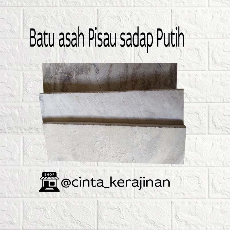 Batu asahan pisau sadap / batu asah pahat getah karet