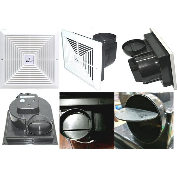 SEKAI MVF 1091 10 INCH 25CM MVF 893 8 INCH EXHAUST FAN CEILING FAN KIPAS HISAP PLAFON LANGIT