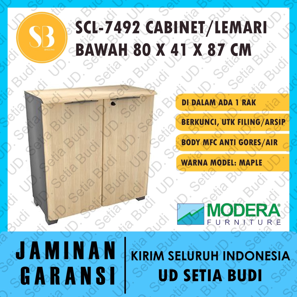 Lemari Arsip / Filing Cabinet + Pintu Modera  SCL-7492 S-Class