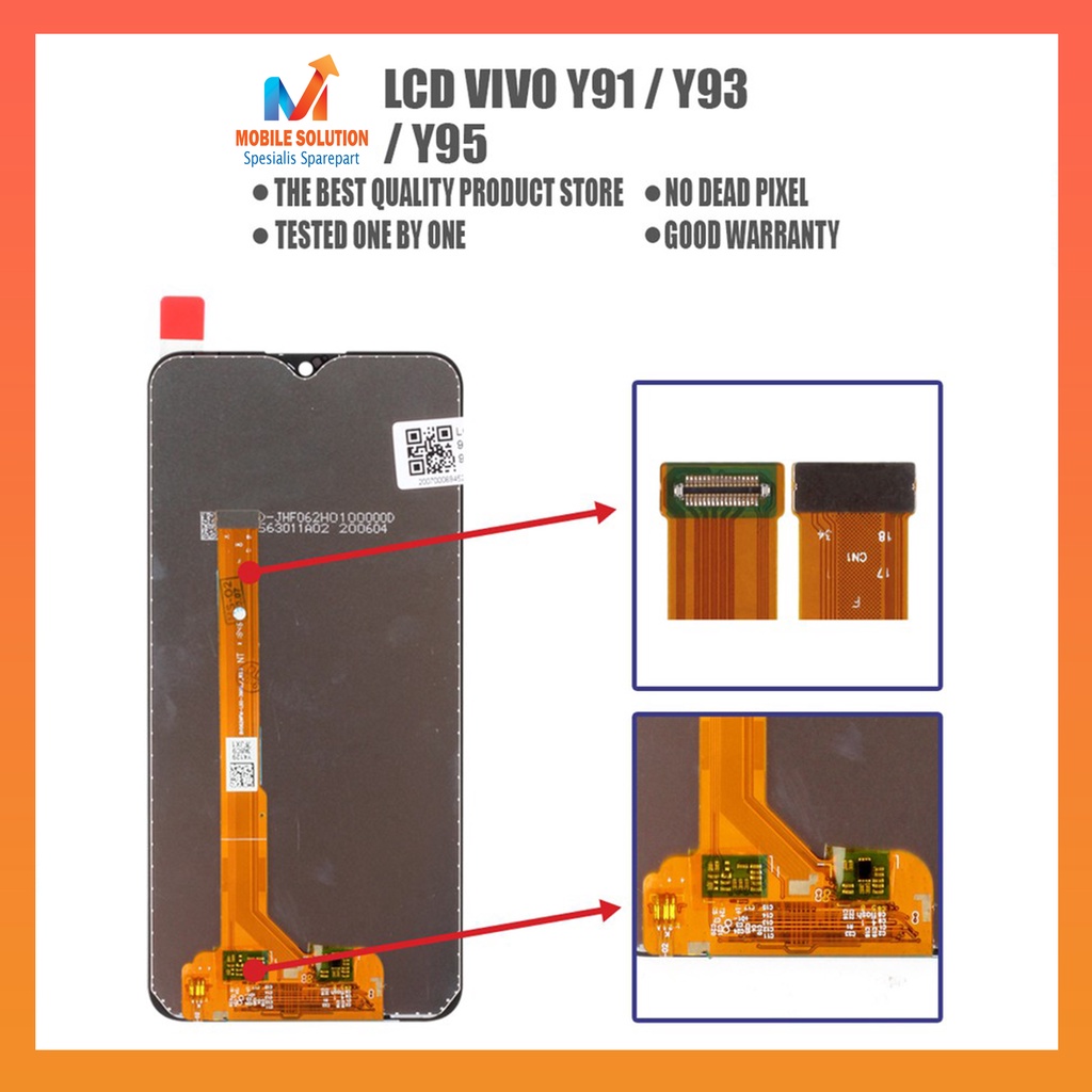 Grosir LCD Vivo Y91  LCD Vivo Y91c  LCD Vivo Y93  LCD Vivo Y95  LCD Vivo Y1S High Version ORIGINAL 100% Fullset Touchscreen Garansi 1 Bulan + Packing / Bubbel