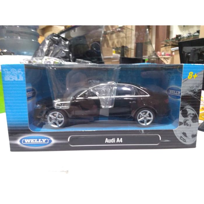 Welly Old Stock - Audi A4 Hitam Skala 1:24